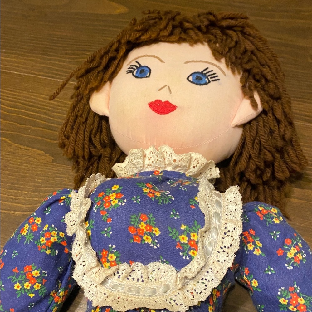 RAG DOLL HANDMADE VINTAGE - Picture 2 of 7